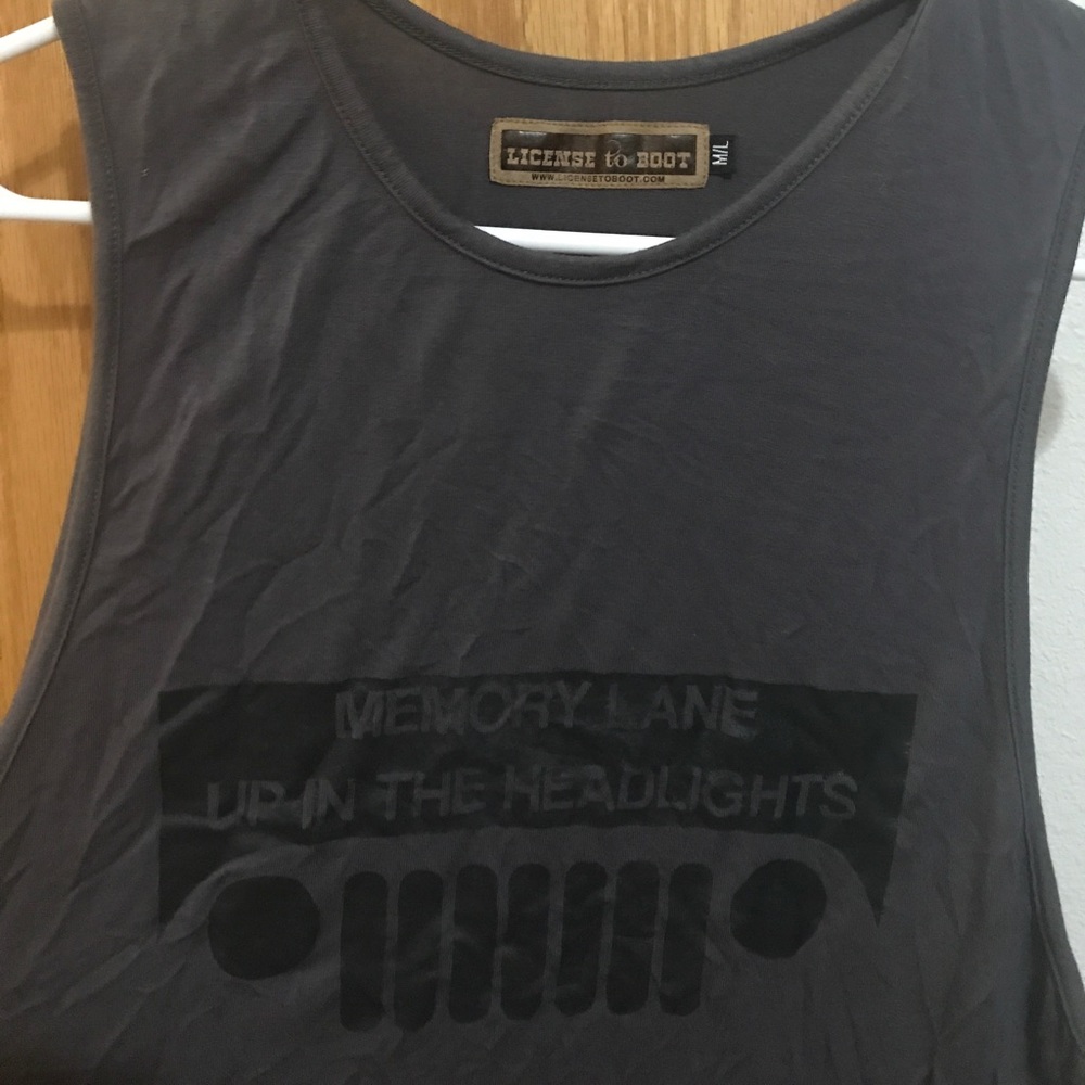 License to Boot Muscle Tank